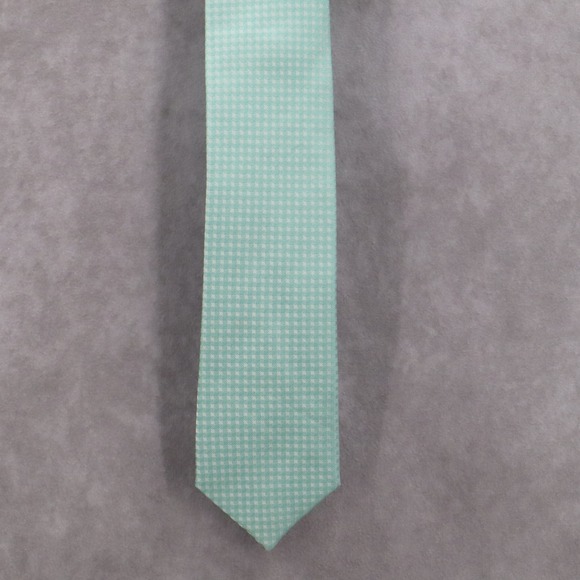 The Tie Bar Green Plaid Executive Silk Formal Business Classic Men's Neck Tie - Picture 1 of 6